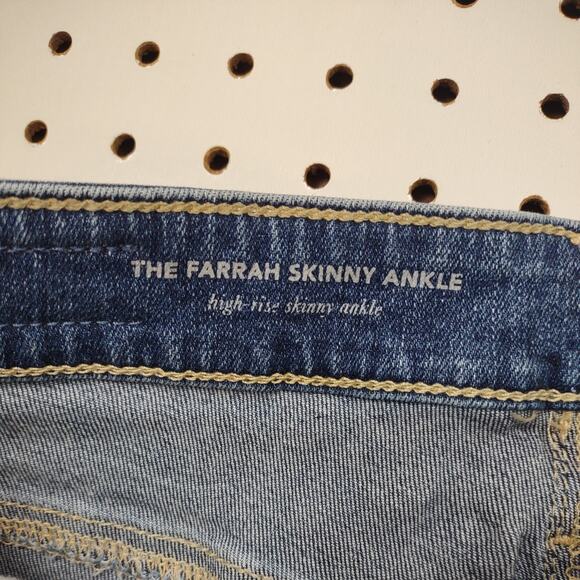 Adriano Goldschmied The Farrah Skinny Ankle Jeans, Size 28R - Picture 5 of 7
